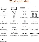 Amazon Basics Low-Profile TV Wall Mount, 81.2-218 cm, Black, Horizontal Post view 6