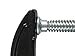 2 Piece 2 Inch C-Clamp Set - Industrial Strength, Quality Iron C Clamps for Woodworking, Welding, and Building by Blue Collar Tools