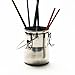 Mily Clara Portable Stainless Steel Artist Brush Washer Painting Brush Cleaner with Lid and Filter(Silver)