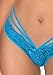 Leg Avenue Women's Halter Bra Top and Brazilian Panty, Peacock Blue, Small/Medium