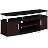 Ameriwood Home Carson TV Stand for TVs up to 50″, Cherry/Black