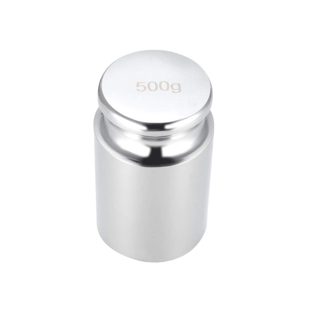 sourcing map Calibration Weight 500g M1 Precision Chrome Plated Steel for Digital Balance Scales