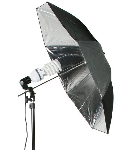 Fancierstudio Chromakey Green Screen Kit 1000 Watt Video Lighting Kit Photo Studio Kit Umbrella Softbox Kit by Fancierstudio