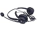 Audicom Corded Call Center Headset Headphone with Mic for Avaya 1416 2420 5410 Aastra 6757i Mitel 5330 NEC Aspire DT300 DSX ShoreTel IP230 Polycom 335 and VVX310 400 Telephone IP Phones(H201STA)