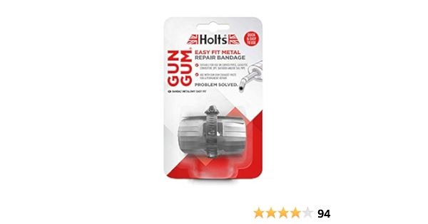 Honeywell Holts 204415 Gun Gum - Pasta de reparación para Tubos de Escape