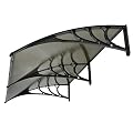 Super Deal 1m x 2m Overhead Clear Door Window Outdoor Awning Door Canopy Patio Cover Modern Polycarbonate UV Rain Snow Protection