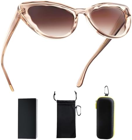 HXS 2 Pack Trendy Cat Eye Sunglasses for Women UV400  display picture 2