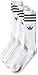 Adidas 3 Pack Solid Crew Mens Socks White