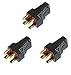 Apex RC Products No Wire Ultra T Plug (Deans Style) Parallel Adapter Connector Plug - 3 Pack #1276