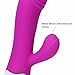 Adult Sexy Vibrator Massager Toy,Women Double Vibrating Female Vibrator-Double Stimulation from Inside and Out (Hot Pink)