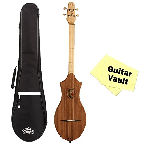 Seagull M4 Merlin Natural Mahogany Dulcimer 039098, with Gig Bag and