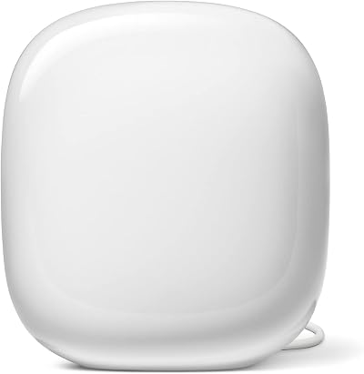 Google Wifi Pro Wi-Fi 6E Mesh Router Snow 1 Pack Fast Whole Home Coverage