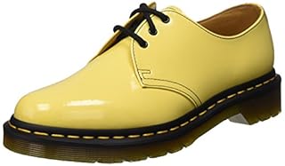 yellow patent doc martens