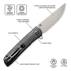 CIVIVI Bo Pocket Knife, Brad Zinker Design Liner