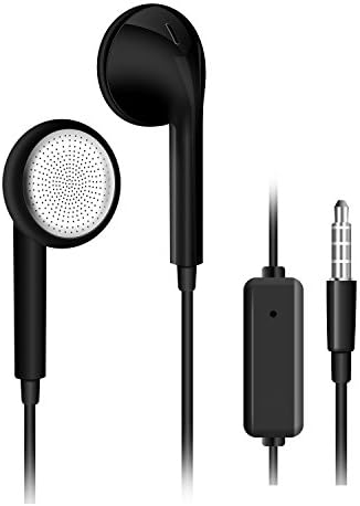 Earphone,BUYIT Premium Earbud with Microphone Stereo Headphone Headset - Made for iPhone | iPod | iPad | Android Smartphone | MP3 Player | Tablet | Laptop | Macbook