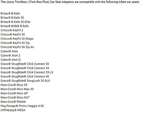 joovy twin roo britax adapter