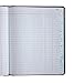 Boorum & Pease Record/Account Book, Black/Red Cover, Journal Rule, 9-5/8 x 7-5/8, 300 Pages (38-300-J)