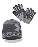 Under Armour Boys' UA Beanie & Glove Combo Pack