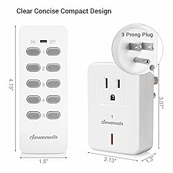DEWENWILS Remote Control Outlet Plug Wireless On