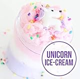 EASYCITY Fairy Putty Fluffy Unicorn Cloud Slime, Fluffy Floam Slime Stress Relief Toy Scented Sludge Toy for Kids and Adults（5oz）