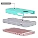 iPhone SE Case, iPhone 5S Case, iPhone 5 Case,Alkax Dual Layer Armor Heavy Duty Rugged Slim Shockproof Protection Series Protective Cover Bumper for Apple iPhone SE +Stylus (Teal/Grey)