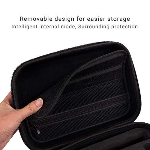 Carrying Case for Nintendo Switch - Deluxe Hard Shell Travel Storage Case for Switch Console, Switch Dock, AC Adapter, HDMI Cable, Pro Controller and 10 Game Cartridges - Thumbnail 5
