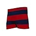 Men's Large Stripe Nylon Seamless Boxer Brief Underwear 5-Pcs Set, One Size, Asst