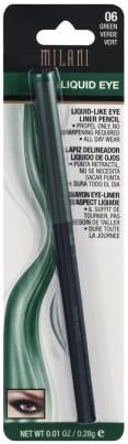 Milan Milani Liquid Eye Liner Automatic Propel Pencil All Day Wear, 06 Green - 0.01 Oz