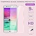 LeYi LG K20 V Case,LG Harmony/LG K20 Plus/LG Grace LTE/LG LV5 Case with Tempered Glass Screen Protector,Liquid Glitter Sparkle Girl Women Cute Clear TPU Protective Case for LG K10 2017 ZX Rose Gold