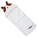 Baby Hooded Bath Towel – Cute Brown Puppy Dog Animal Design – Organic Cotton Material