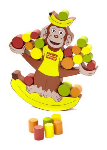 Blue Orange Games Keekee The Rocking Monkey Award Winning Wooden Skill Building Balancing Game for Kids