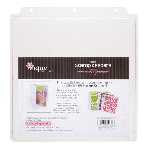 Inque boutique stamp keepers - clear - 12 x 12 inches
