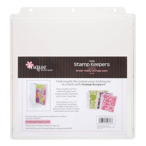 Inque Boutique Stamp Keepers - Clear - 12 x 12 inches