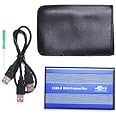 SANOXY USB 2.0 External 2.5-Inch IDE HDD Enclosure Case for Laptop - Blue