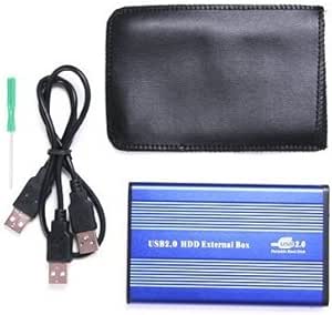 SANOXY USB 2.0 External 2.5-Inch IDE HDD Enclosure Case for Laptop - Blue