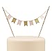Ginger Ray Pastel Perfection Sparkle Party/Wedding Cake Bunting Topper, Pink/Gold