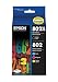 Epson T802XL-BCS DURABrite Ultra Black High Capacity and color Combo Pack Standard Capacity Cartridge Ink primary