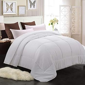 Hunter Green Percale Covered Comforter Twin Size Seafoam