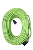 Yard Master 9940010 Outdoor Garden 120-Foot Extension Cord, Heavy Duty, Water Resistant, Super Flexible and Lightweight, Durable 16 Gauge 2 Pronged, Highly Visible, 10 Amps, Lime Green