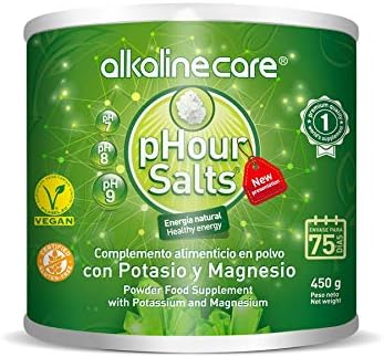 PHOUR Salts - Alkaline Mineral Salts with Magnesium and Potassium : 450g : ALKALINE CARE, White, 450 g (Pack of 1)
