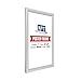 M&T Displays Snap Poster Frame 22x28 Inch Silver 1