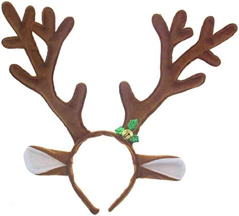 NEARTOP Christmas Deer Reindeer Antlers Headband - Christmas Holiday Party Decoration