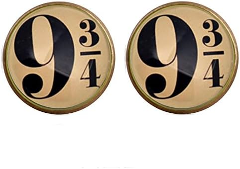 9 3 4 Sign Earrings