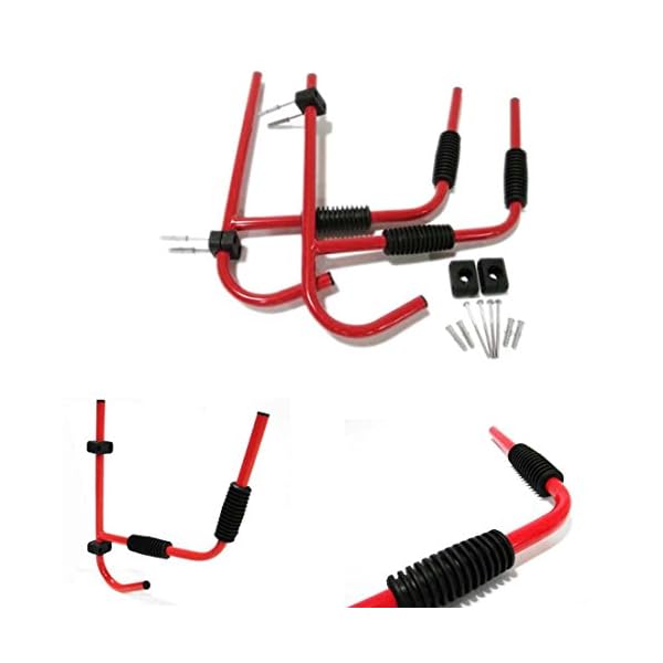 LeagueCo-2-x-Heavy-Duty-Steel-100LB-Kayak-Canoe-Arms-Storage-Wall-Mount-Folding-Hanger-Rack