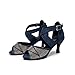 BAYSA Women Fashion Rhinestone Latin Ballroom Salsa Tango Dance Shoe