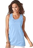 Roamans Women's Plus Size Scoop Neck Tank