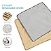 OMORC Pet Heating Pad, 12V Safe Cat Heating Pad with 3 Level Timer & Temperature Settings & 2 Replaceable Cover, Auto Power-off Built-in Thermostats and Anti-Bite Tube, 18