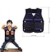 2 Pack Mega Set Kids Tactical Jacket Vest Kit for Nerf N-Strike Gun Wars, 80 x Refill Darts, 4 x Wrist Bands, 4 x Quick Reload Clip, 2 x Face Mask, 2 x Protective Glasses