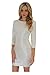 TowerTree Women's Sparkle Glitter Sequin 3/4 Sleeve Bodycon Shiny Party Dress Vegas