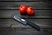 Aicok Ceramic Kitchen Knife with Non-Slip Handle and Protective Sheaths, 6-Inch, Black Blade